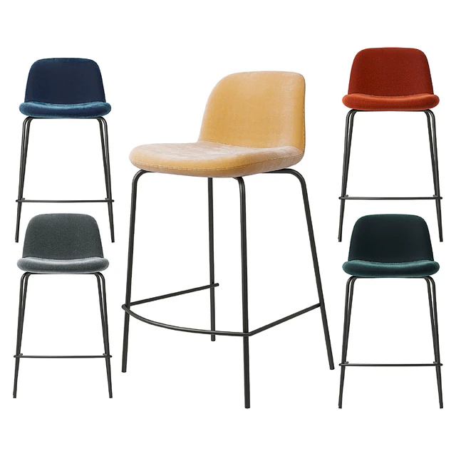 Tibby AM.PM chair set in various textures — Descargar