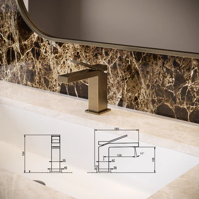 Bathroom furniture composition 109 — Ver 2