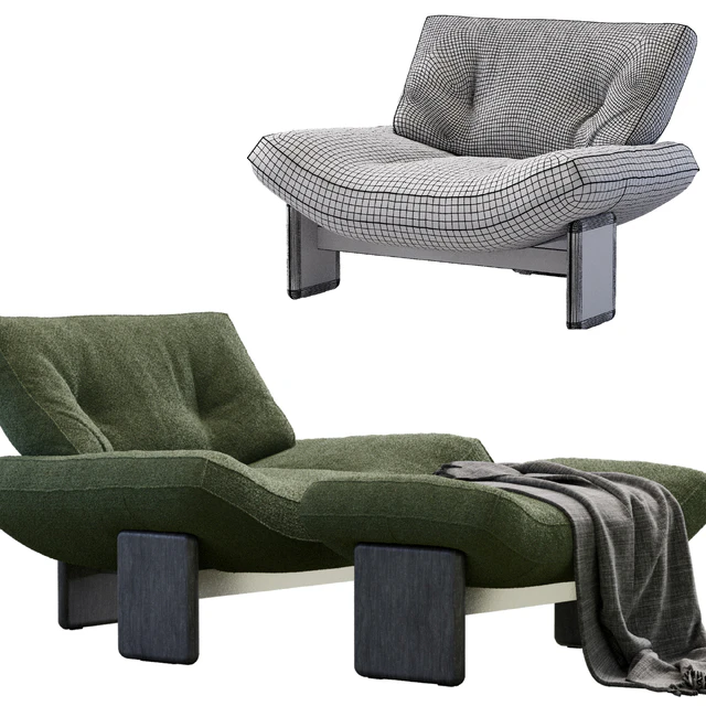 Emmi Armchair By Minotti — Descargar