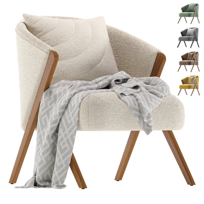 Upholstered Boucle Armchair Zara Home — Ver 1