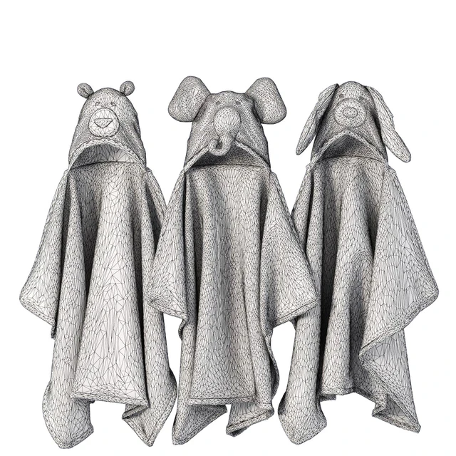 RH / ANIMAL HOODED TOWELS — Descargar