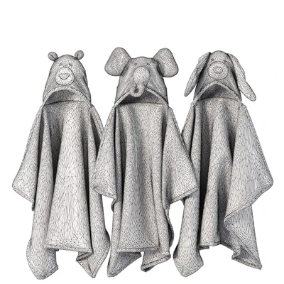 RH / ANIMAL HOODED TOWELS — Ver 3