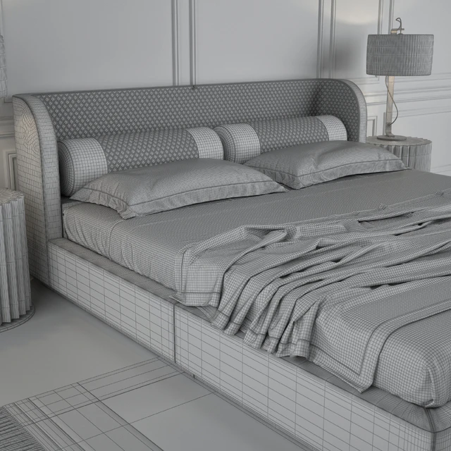 Кровать Bellini vittoria frigerio — Скачать
