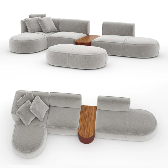 Cassina Bowy Sofa — Скачать