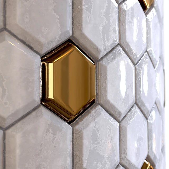 steel and marble mix tile 002 — Descargar