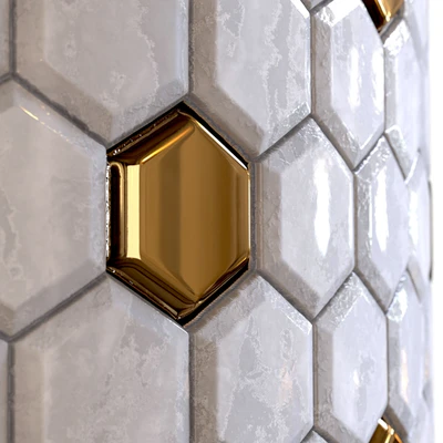 steel and marble mix tile 002 — Ver 4
