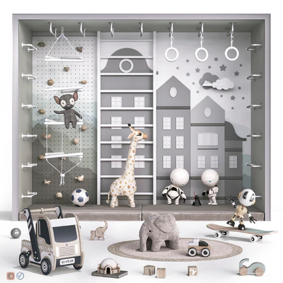 Toys , decor and furniture for nursery 125 — Ver 1