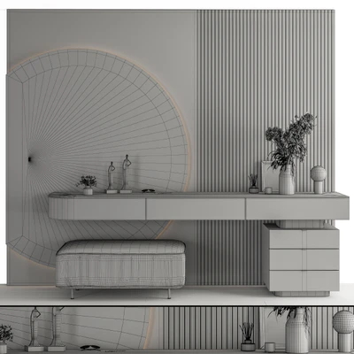 Hallway 21 - White and Wood Set — Ver 2