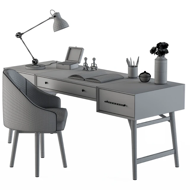 Office Neoclassic Desk for Home — Descargar