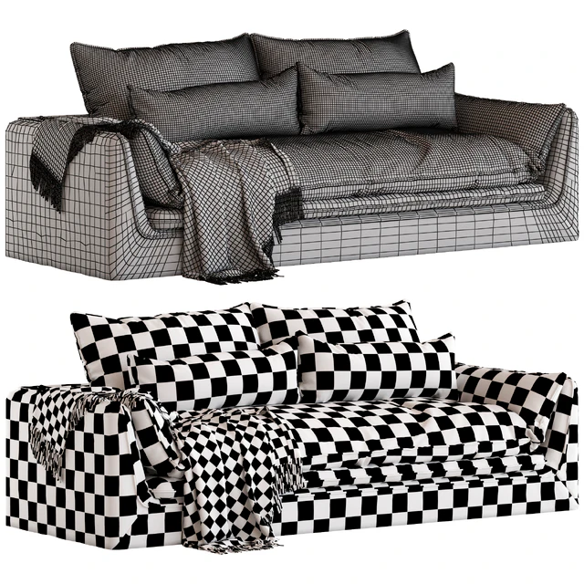 Globewest Orlando Seamed 4-Seater Sofa — Descargar