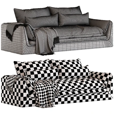 Globewest Orlando Seamed 4-Seater Sofa — Ver 2