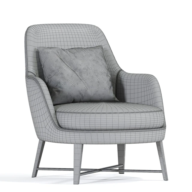 Guscio Armchair Flexform — Скачать