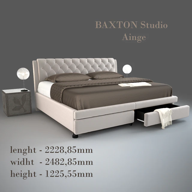 Кровать Ainge от BAXTON Studio — Скачать