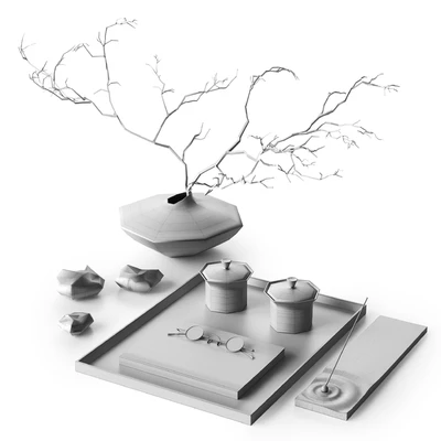 Japandi decorative set — Ver 2