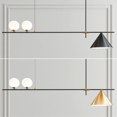 Scandinavian Style Minimalist Chandelier — Ver 1