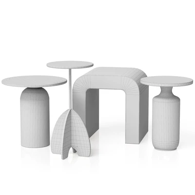 Приставные столики SPAZIO, MARTINI, CHEVAL POLISHED от CB2 — Вид 5