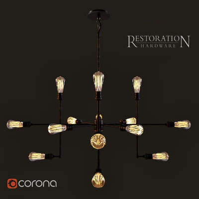RH VARICK CHANDELIER 43 — Ver 2