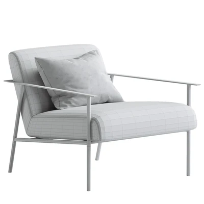 Tracy Fabric Lounge Chair Beige — Ver 4