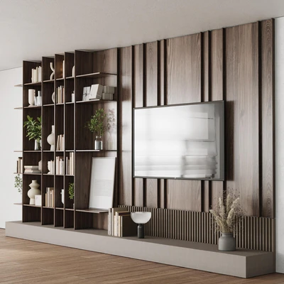 Tv Wall Set 09 — Ver 1