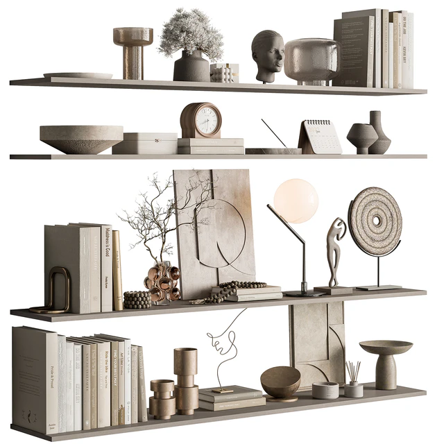 Decorative Set on Shelves 146 — Скачать