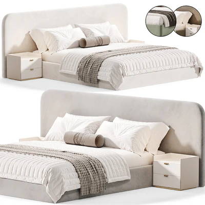 Snow Boucle Bed By Houseofisabella — Ver 3
