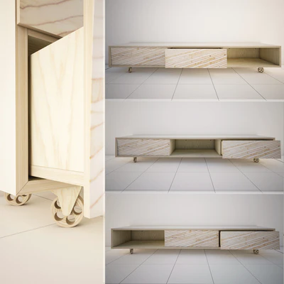 dresser and TV-stands Archpole origami ply — Ver 2