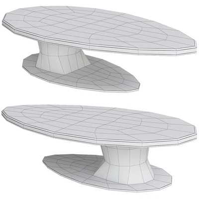 Ipe Cavalli (Visionnaire) 2019 SOWILO Elliptical low table — View 2