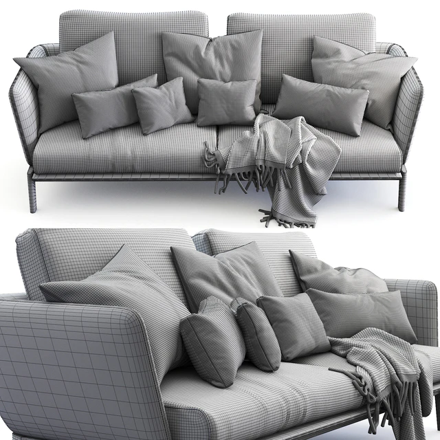 Molteni & C Chelsea Sofa — Descargar