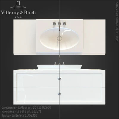 Cupboard under the sink Villeroy &amp; boch - La Belle — Ver 3