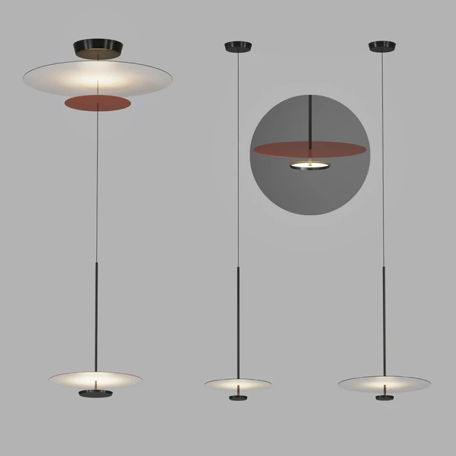 Flat Hanging Lamp by Vibia — Скачать