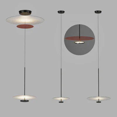 Flat Hanging Lamp by Vibia — Вид 1