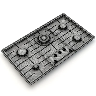 Miele 5 Burner KM 2355 G Gas Cooktop — Ver 2