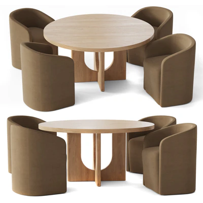 Rh Breton Round Dining Table — descargar