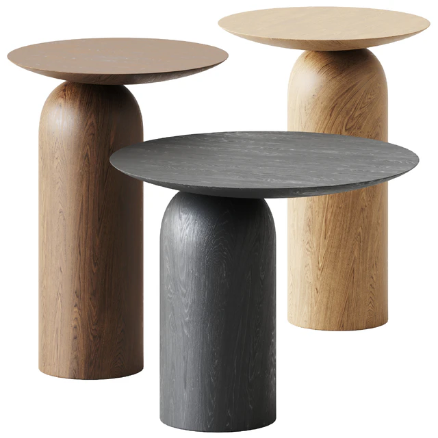 Wooden Coffee Side Table Disco by Basta / Кофейный столик — Скачать