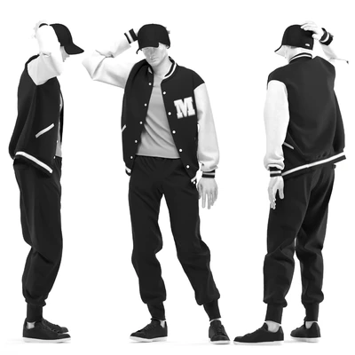 male mannequins with clothes 0.1 — Вид 3