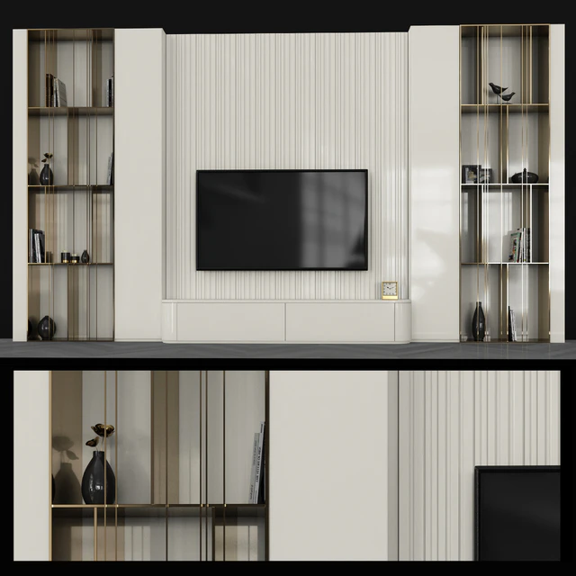 Modern TV wall set20 — Descargar