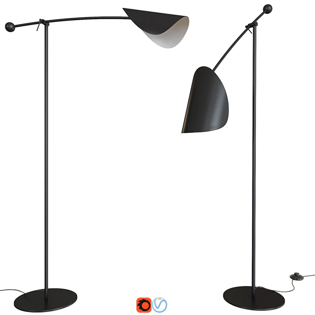 Funambule Adjustable Reading Floor Lamp — Descargar