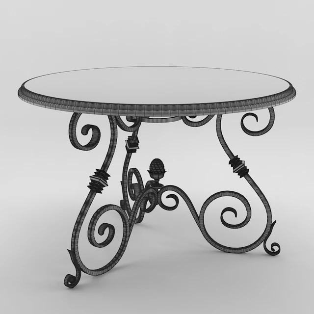 Ralph Lauren Home Duchess Wrought Iron Table — Скачать