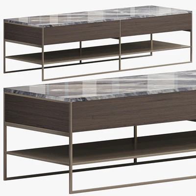 CALDER BRONZE CONSOLE TABLE — Ver 4