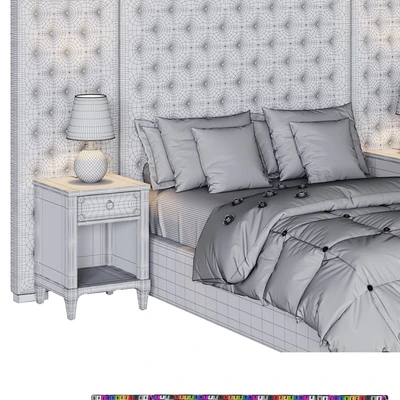 Restoration Hardware / Edie Tufted Bed Collection — Вид 2