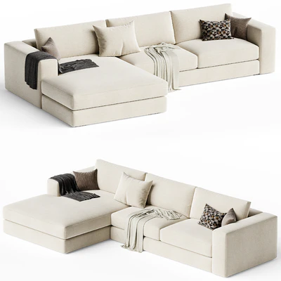 Oceanside 2-Piece Left-Arm Chaise Sectional Sofa — Ver 2
