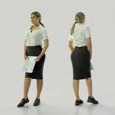 3d scan woman 11 — Вид 1