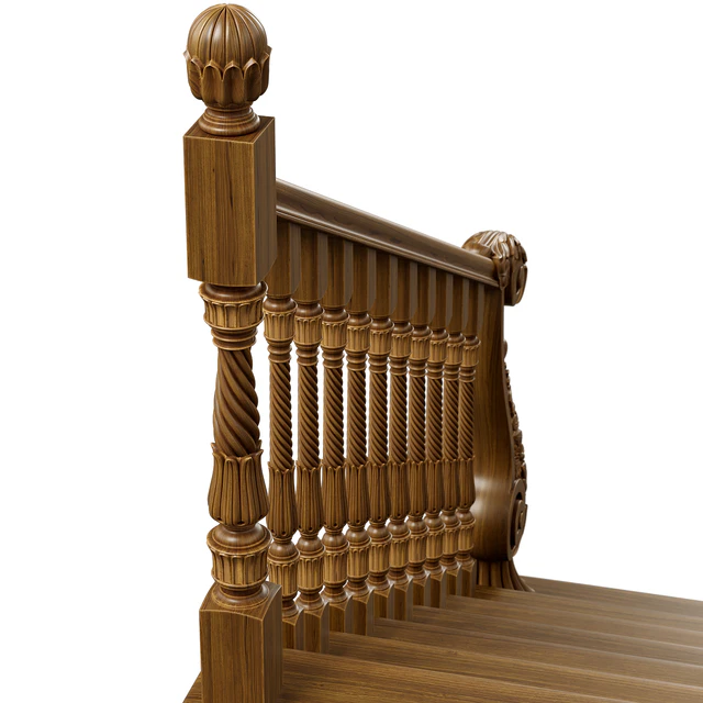 Wooden stairs 004 — Descargar