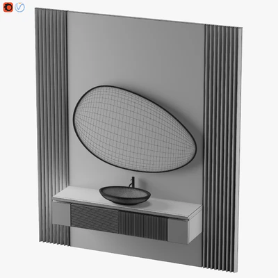 White Bathroom 02 — Вид 2