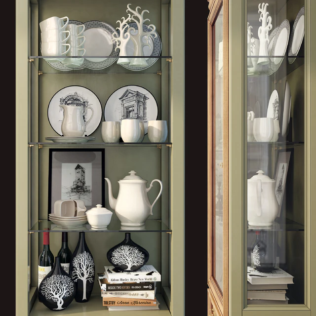 Cabinet bookcase. Showcase Belfan Olivia — Descargar