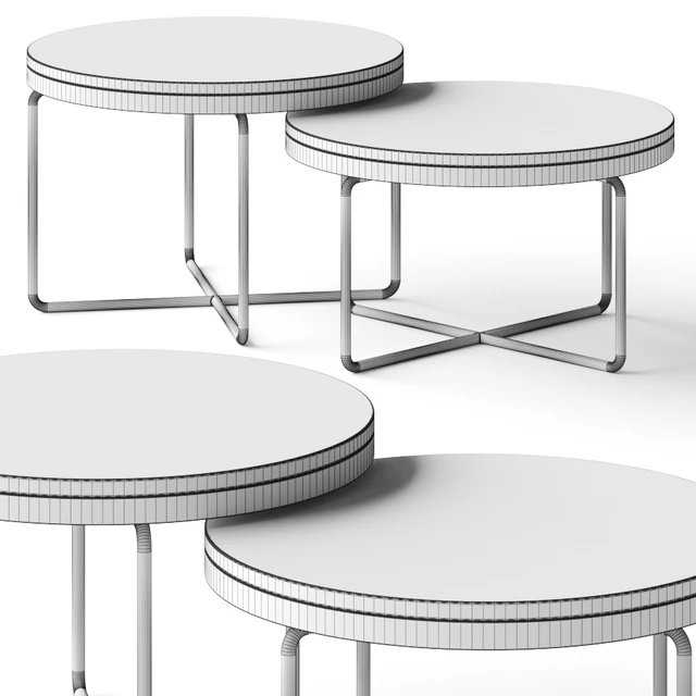Nordic Studio Lounge Nesting Coffee Tables — Скачать