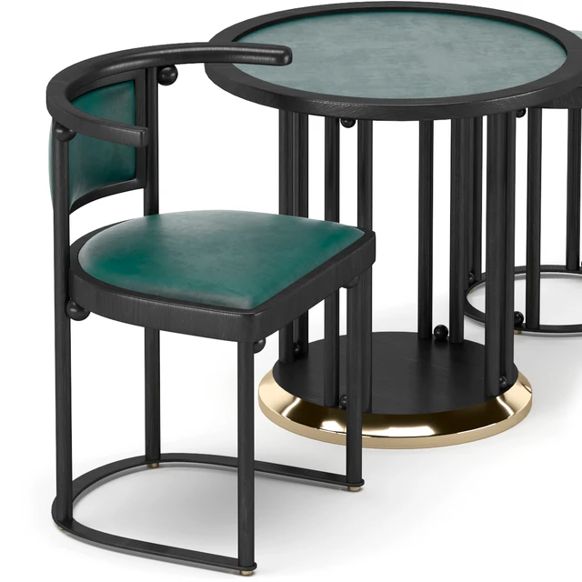 Стул Стол Табурет Wittmann Fledermaus Chair Stool Table — Скачать