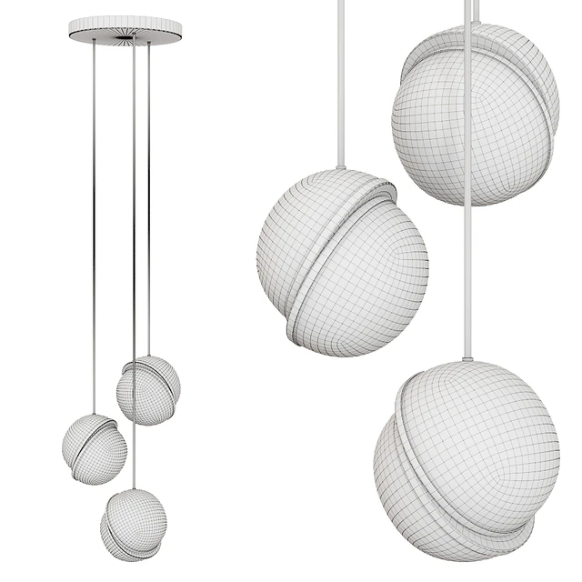 Lee Broom MINI CRESCENT CEILING LIGHT 3 piece — Descargar