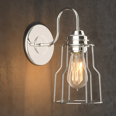 RH INDUSTRIAL FILAMENT SCONCE POLISHED NICKEL — Вид 1