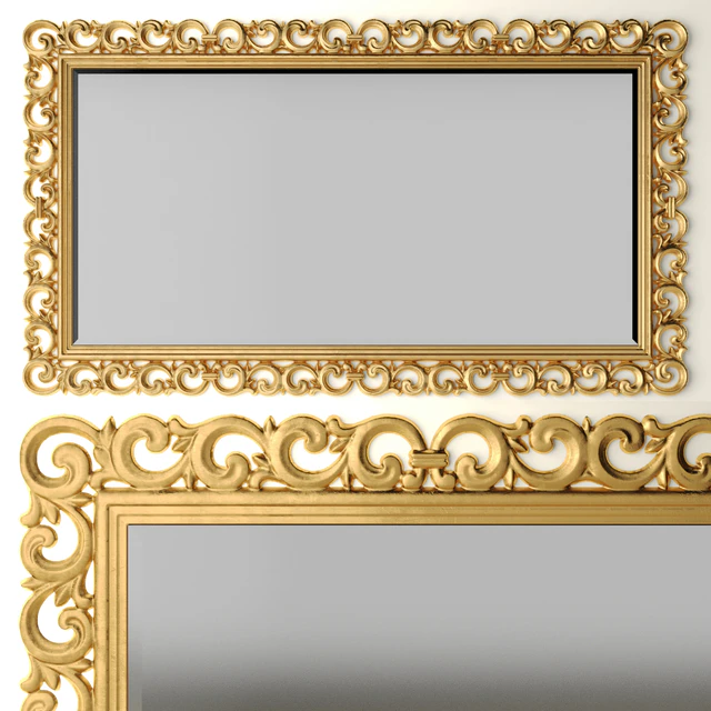 MirrorMirror. luxury, mirror, gold, wall decor, luxury, carved, frame, classic — Descargar
